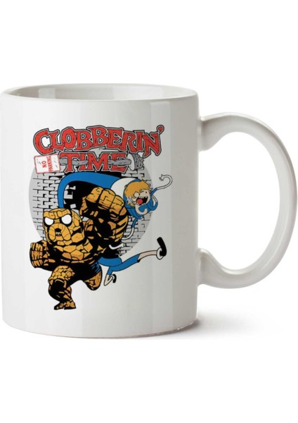 Clobbering Time Fantastic Adventure Iki Tarafı Baskılı Kupa Bardak