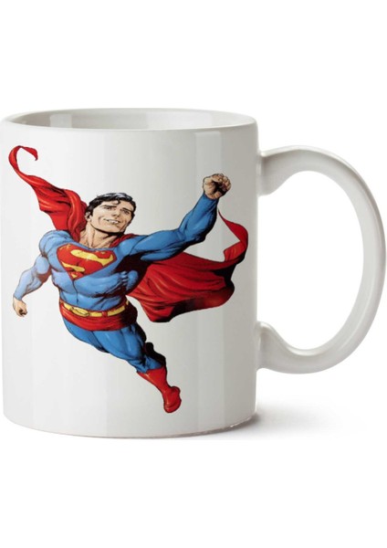 Superman Marvel Uçuş Iki Tarafı Baskılı Kupa Bardak