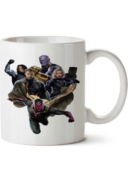 Avengers Infinity War Film.png Iki Tarafı Baskılı Kupa Bardak