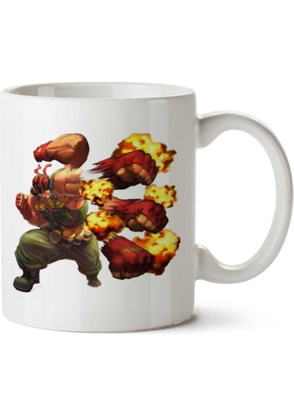 Ralf The King Of Fighters Iki Tarafı Baskılı Kupa Bardak