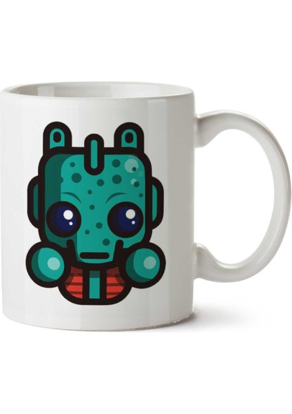 Simpler Greedo Star Wars Iki Tarafı Baskılı Kupa Bardak