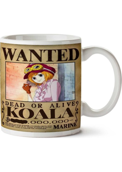 Wanted Koala Anime Aranıyor Iki Tarafı Baskılı Kupa Bardak