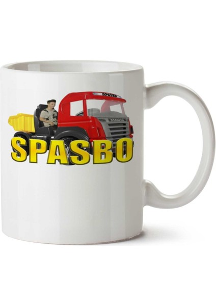 Jeff Vrum Vrum Iki Tarafı Baskılı Kupa Bardak