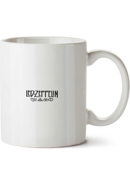 LED Zeppelin Ortada Iki Tarafı Baskılı Kupa Bardak