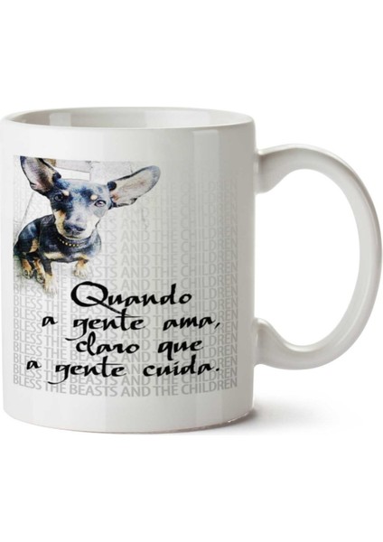 Jolie, The Dog Iki Tarafı Baskılı Kupa Bardak