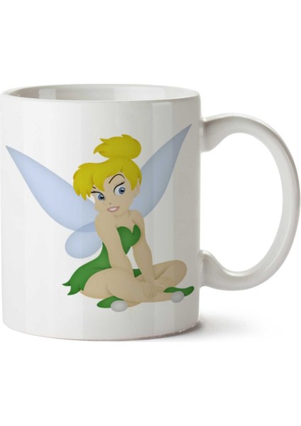 Tinker-Bell Iki Tarafı Baskılı Kupa Bardak