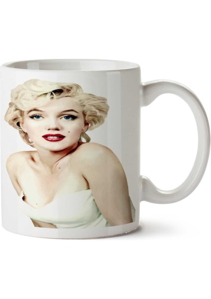 Marilyn Monroe 2 Iki Tarafı Baskılı Kupa Bardak
