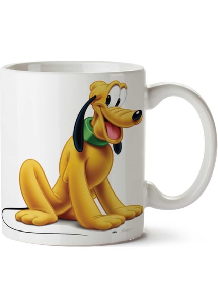 Disney-Pluto-Download-Png Iki Tarafı Baskılı Kupa Bardak