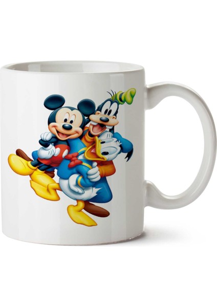 Goofy-High-Quality-Png Iki Tarafı Baskılı Kupa Bardak