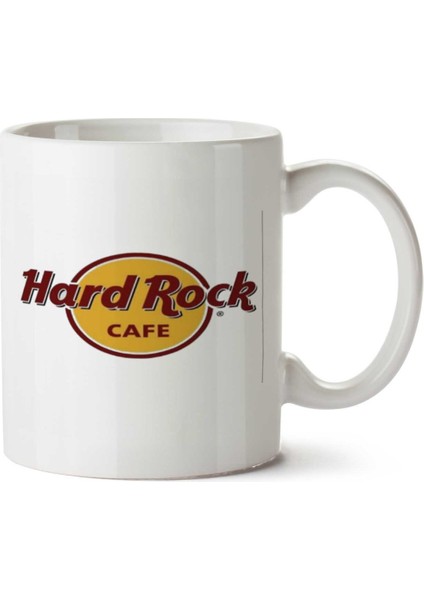 Hard Rock Cafe Merkez Iki Tarafı Baskılı Kupa Bardak