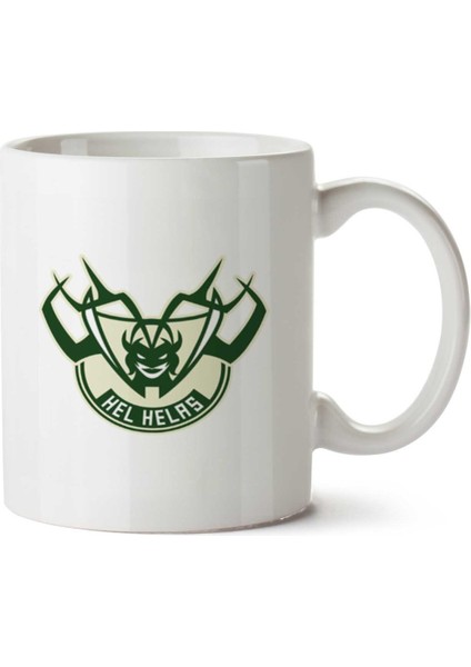 Hel Helas Iki Tarafı Baskılı Kupa Bardak