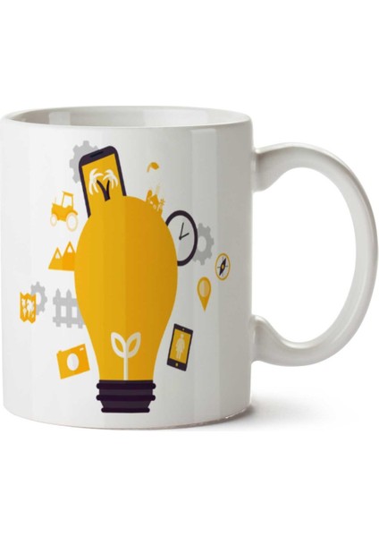 Innovation-Free-Download-Png Iki Tarafı Baskılı Kupa Bardak