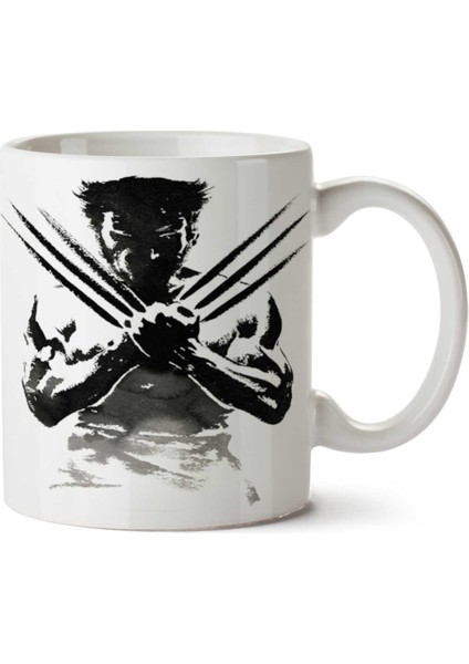 The Wolverine Iki Tarafı Baskılı Kupa Bardak