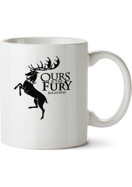 Game Of Thrones - Baratheon Iki Tarafı Baskılı Kupa Bardak