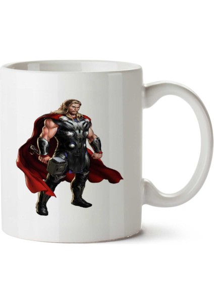 Thor Tasarımlı Iki Tarafı Baskılı Kupa Bardak