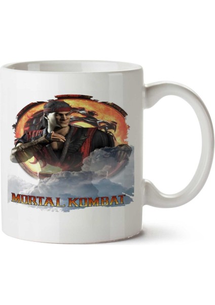 Mortal Kombat Lıu Kang Iki Tarafı Baskılı Kupa Bardak