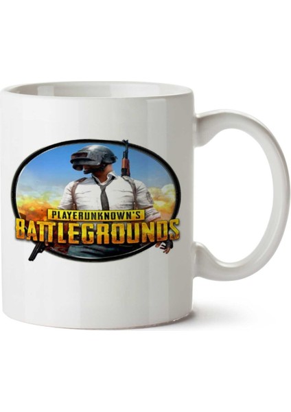 Playerunknown's Battlegrounds Iki Tarafı Baskılı Kupa Bardak
