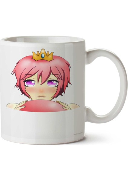 Prenses Gumball Iki Tarafı Baskılı Kupa Bardak