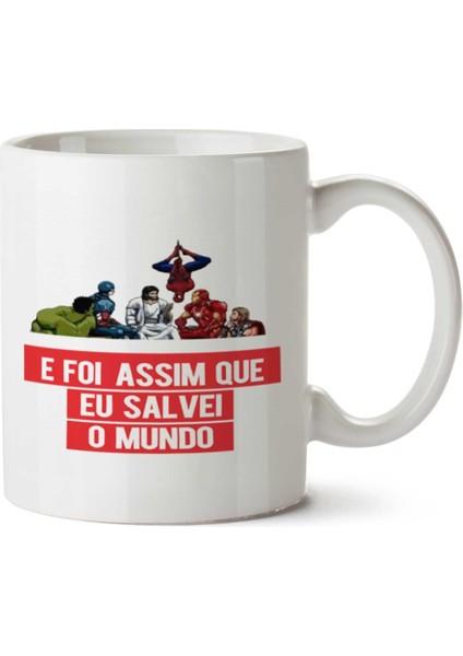 Kahramanlar Iki Tarafı Baskılı Kupa Bardak