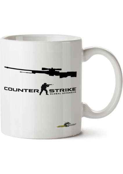 Awp Cs Go.png Iki Tarafı Baskılı Kupa Bardak