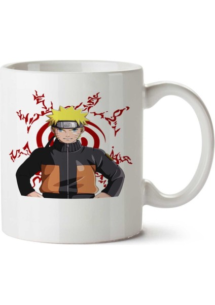 Naruto Shinobi Iki Tarafı Baskılı Kupa Bardak
