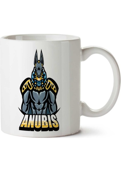 Anubis (2) Iki Tarafı Baskılı Kupa Bardak