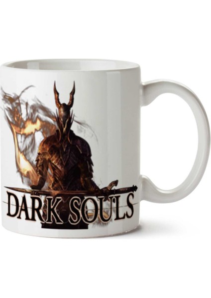 Dark-Souls-Transparent Iki Tarafı Baskılı Kupa Bardak