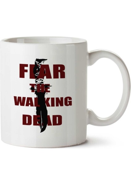 Fear The Walking Dead Iki Tarafı Baskılı Kupa Bardak
