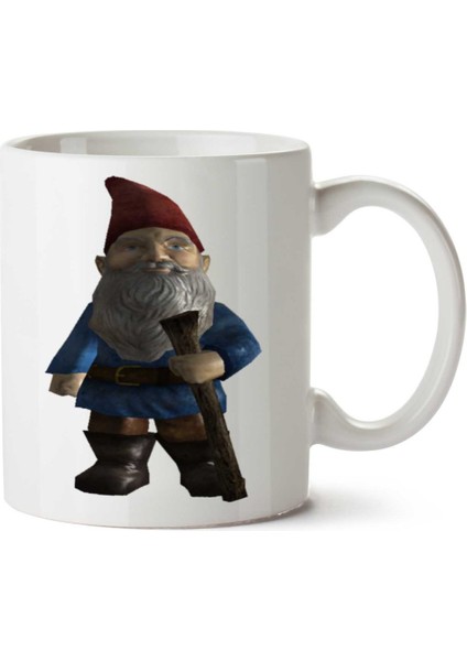 Gnome-Png-Image Iki Tarafı Baskılı Kupa Bardak