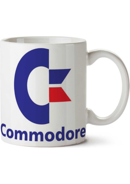 Commodore Iki Tarafı Baskılı Kupa Bardak