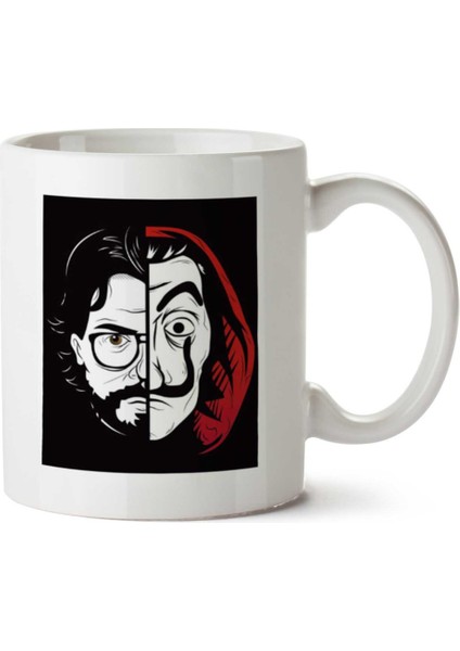 La Casa De Papel 2 Iki Tarafı Baskılı Kupa Bardak