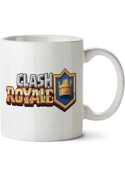 Crash Royale Iki Tarafı Baskılı Kupa Bardak