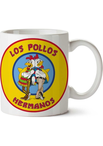 Los Pollos Hermanos 2 Iki Tarafı Baskılı Kupa Bardak