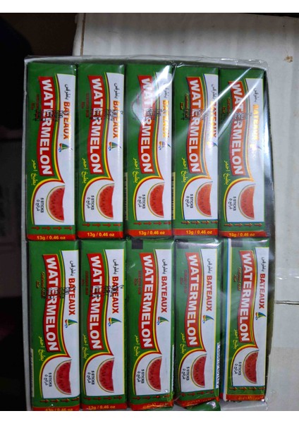 Bateaux Yaprak Sakız Karpuzlu 20×5 Li