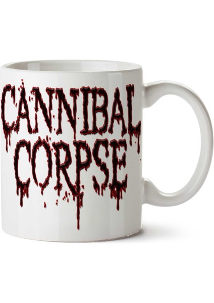 Cannibal Corpse Death Obituary Morbid Angel Iki Tarafı Baskılı Kupa Bardak