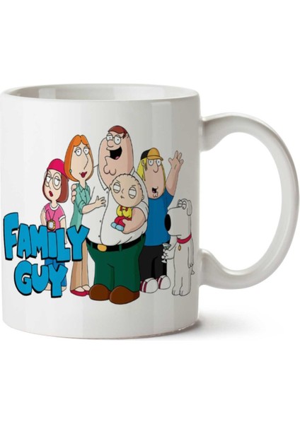 Family Guy Iki Tarafı Baskılı Kupa Bardak