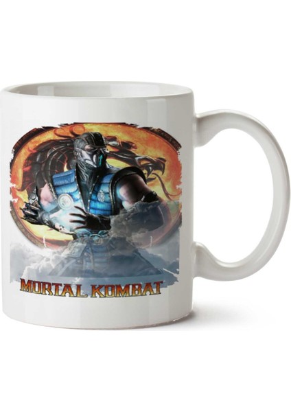 Sub Zero Mortal Kombat Iki Tarafı Baskılı Kupa Bardak