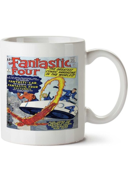 Fantastıc 4 Iki Tarafı Baskılı Kupa Bardak