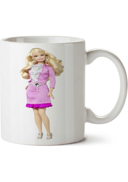 Barbie-Doll.png Iki Tarafı Baskılı Kupa Bardak