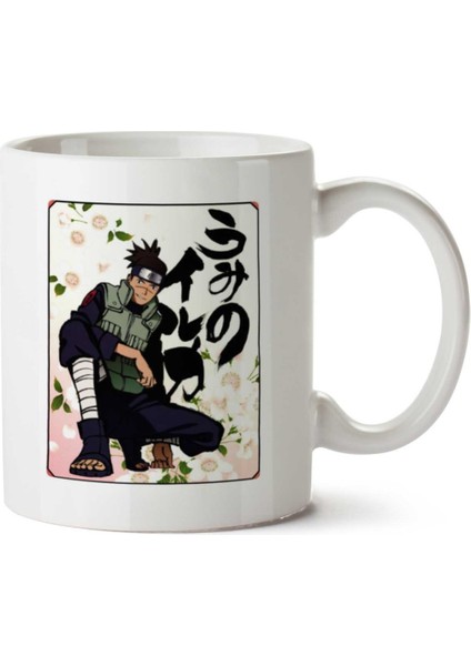 Naruto Iruka Umino Iki Tarafı Baskılı Kupa Bardak