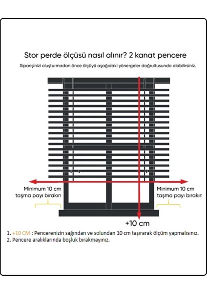 Emir Home Puantiye Desenli Beyaz Storlu Çift Mekanizmalı  Tül Stor Perde Güneşlik