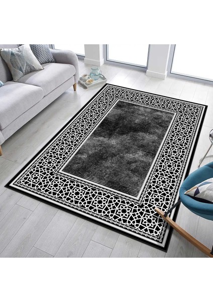 Modern Dijital Baskı Dört Mevsim Yıkanabilir Kaymaz Taban Salon Halısı Mutfak Halısı Yolluk