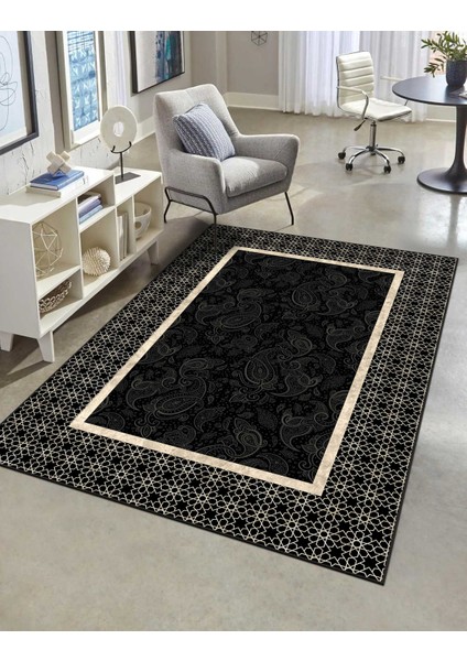 Modern Dijital Baskı Dört Mevsim Yıkanabilir Kaymaz Taban Salon Halısı Mutfak Halısı Yolluk