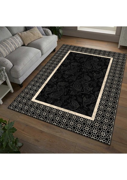 Modern Dijital Baskı Dört Mevsim Yıkanabilir Kaymaz Taban Salon Halısı Mutfak Halısı Yolluk