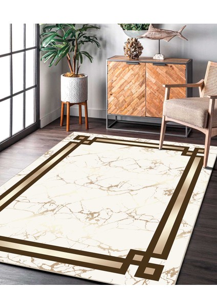 Modern Dijital Baskı Dört Mevsim Yıkanabilir Kaymaz Taban Salon Halısı Mutfak Halısı Yolluk