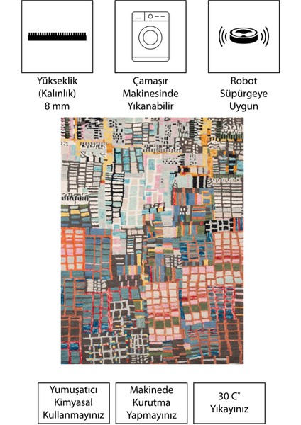 Modern Dijital Baskı Dört Mevsim Yıkanabilir Kaymaz Taban Salon Halısı Mutfak Halısı Yolluk modelleri