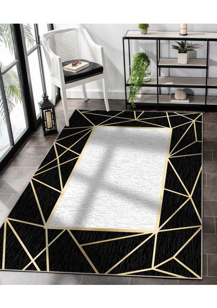 Modern Dijital Baskı Dört Mevsim Yıkanabilir Kaymaz Taban Salon Halısı Mutfak Halısı Yolluk