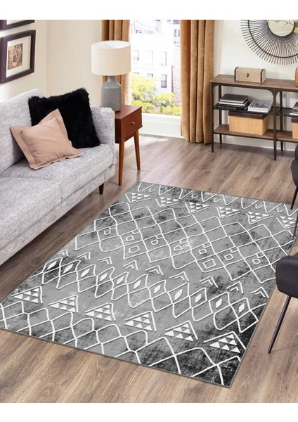 Modern Dijital Baskı Dört Mevsim Yıkanabilir Kaymaz Taban Salon Halısı Mutfak Halısı Yolluk