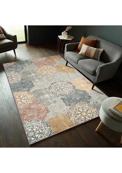 Modern Dijital Baskı Dört Mevsim Yıkanabilir Kaymaz Taban Salon Halısı Mutfak Halısı Yolluk