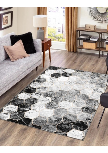 Modern Dijital Baskı Dört Mevsim Yıkanabilir Kaymaz Taban Salon Halısı Mutfak Halısı Yolluk